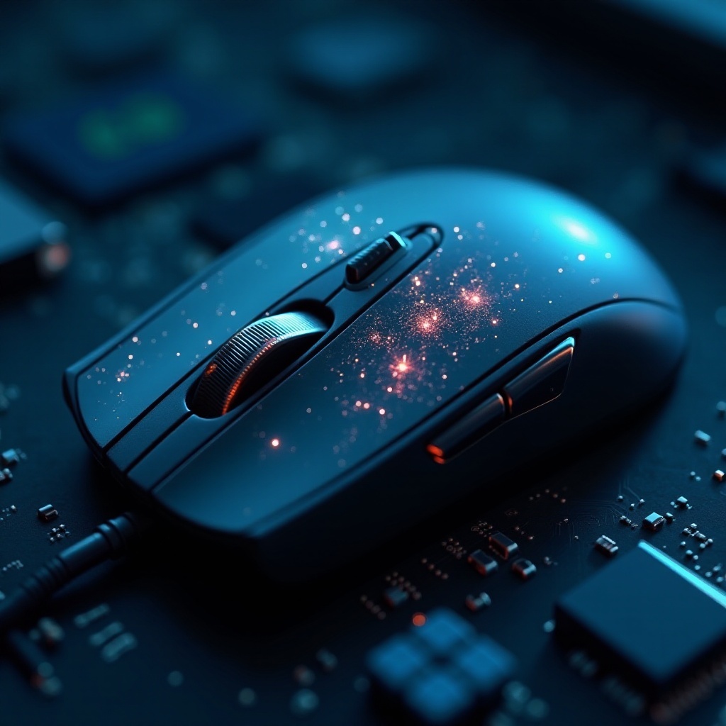 waarom ziet mijn muis er glitchy uit