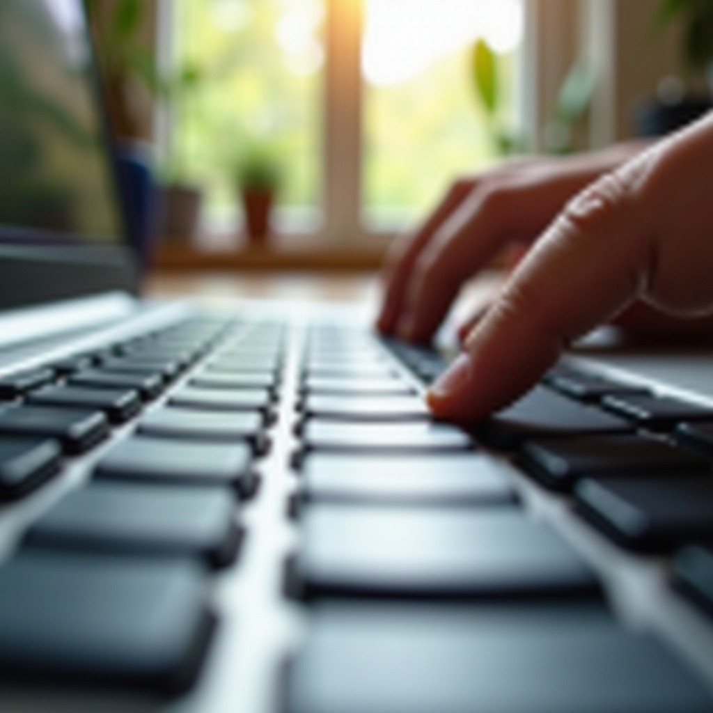 como desativar as teclas em um laptop