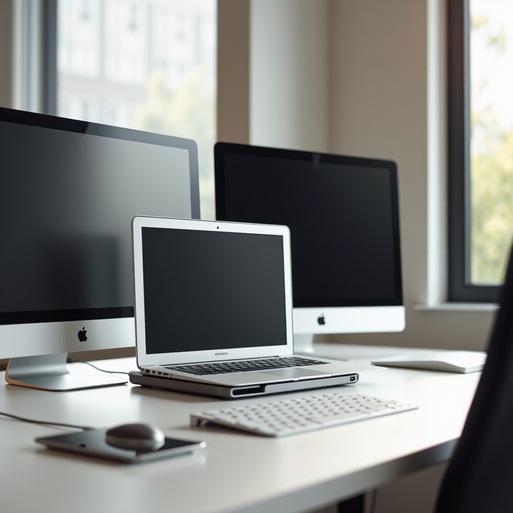 estação de acoplamento de monitor duplo para MacBook Air