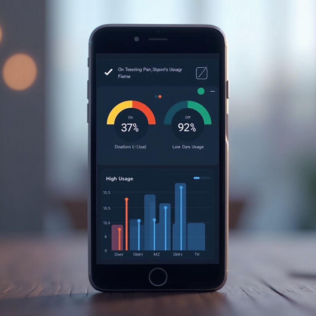 cellular usage statistics on or off