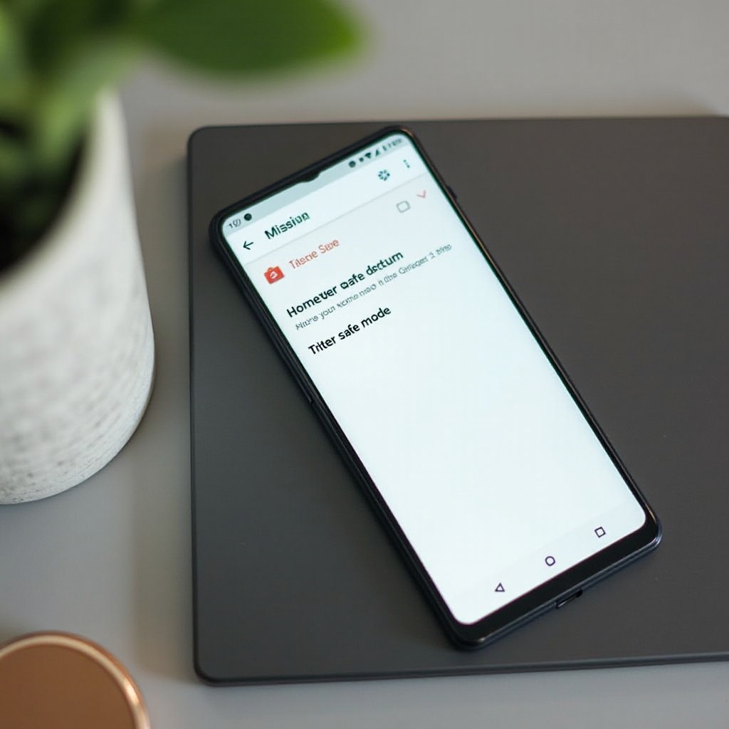 cómo iniciar Android en modo seguro sin contraseña