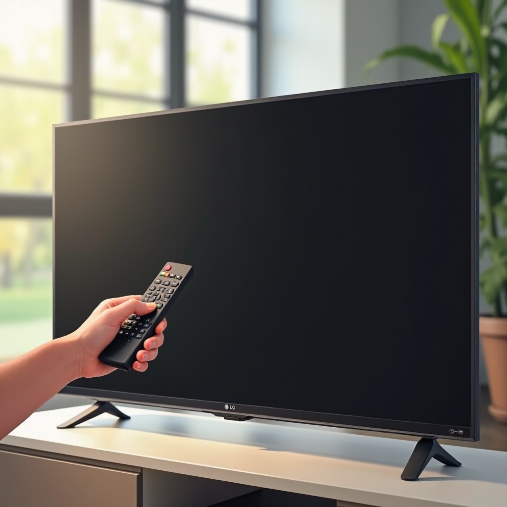 hoe een LG TV met een zwart scherm te resetten