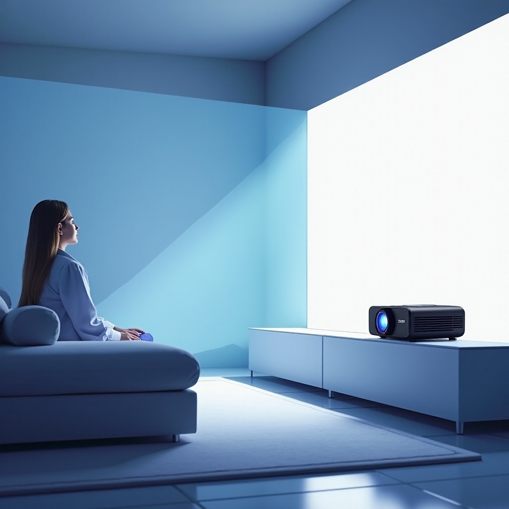 proyector portátil de tiro ultra corto