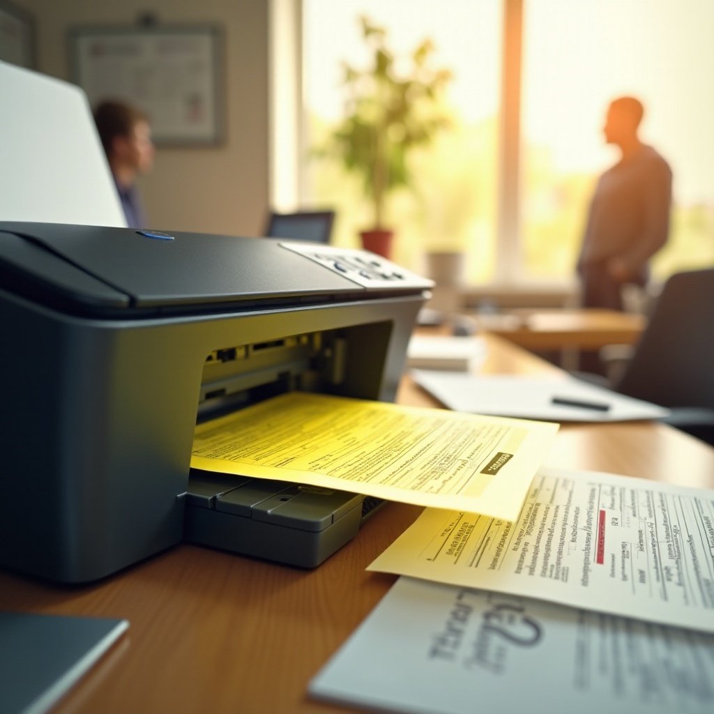 perché la mia stampante stampa in giallo